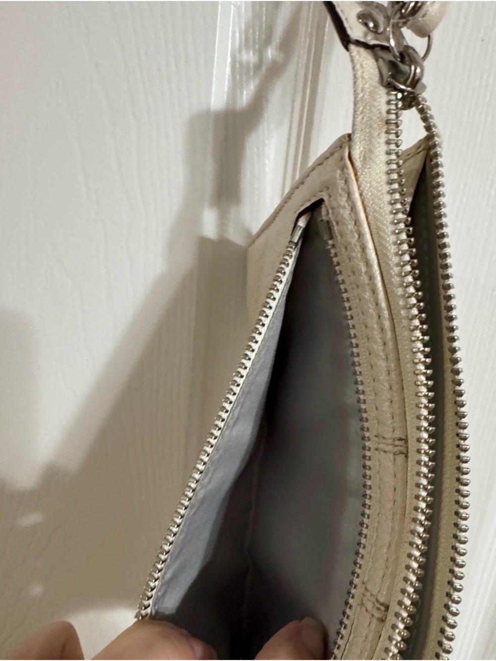 Vintage Coach Signature Stripe Tote Bag Gold Khaki + Matching Leather Wristlet - Picture 14 of 15